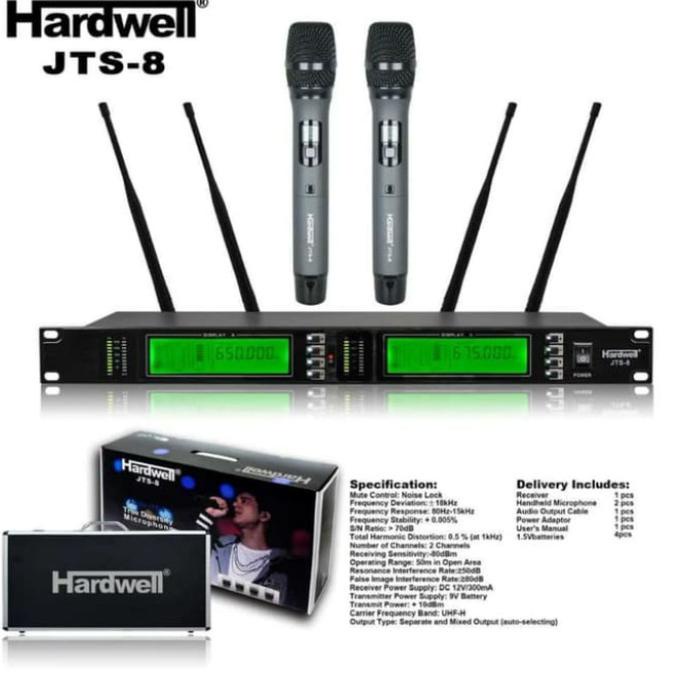 Mic wireless hardwell JTS-8/JTS 8