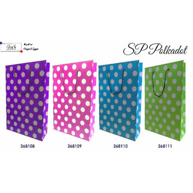 

Sp Polkadot, Papper Bag, Goodie Bag (1pak isi 12pcs)