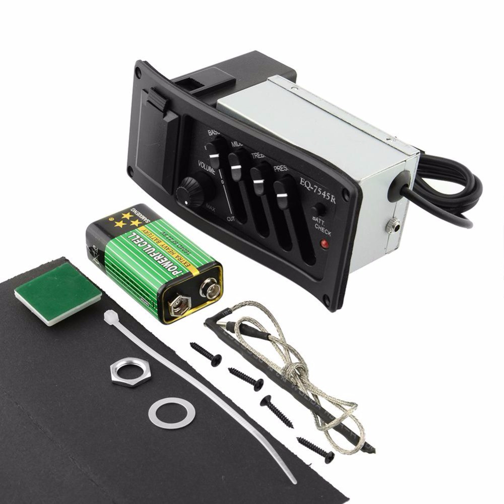 eq 7545r eq7545r pickup  gitar akustik komplit tinggal pasang
