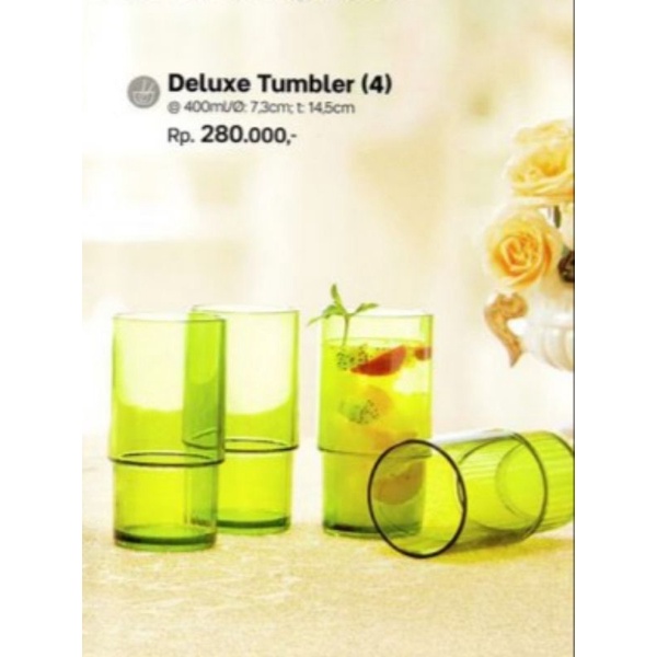 Gelas Tupperware (4 pcs)
