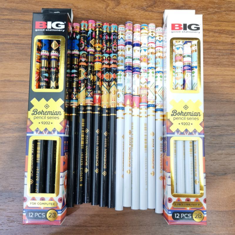 

PENSIL 2B BIG / PENSIL KAYU GOLD / METALIK