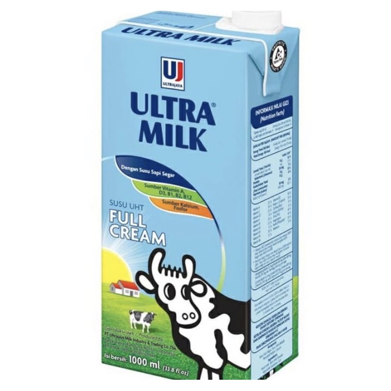 

SayurHD Susu UHT Full Cream Ultra Milk Plain 1 Liter