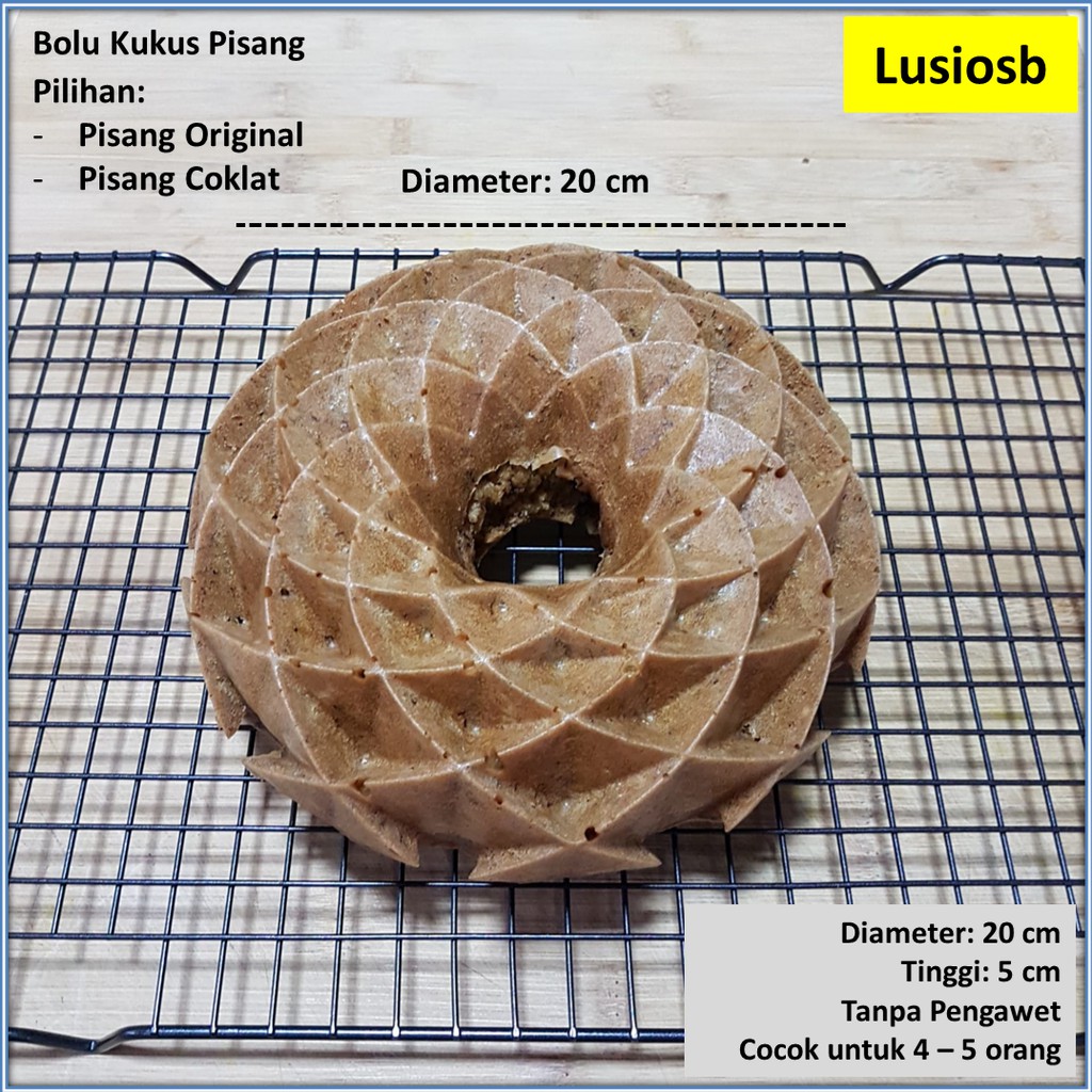 Kue Bolu / Bolu Kukus Pisang / Bolu Kukus / Kue Pisang / Banana Cake