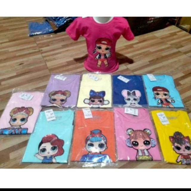 kaos lol n superhero led anak 2 lampu 1-12 tahun