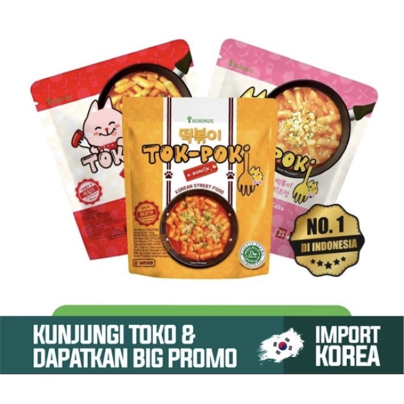

Tok-Poki Korean Street Food K-Bunsik 140G