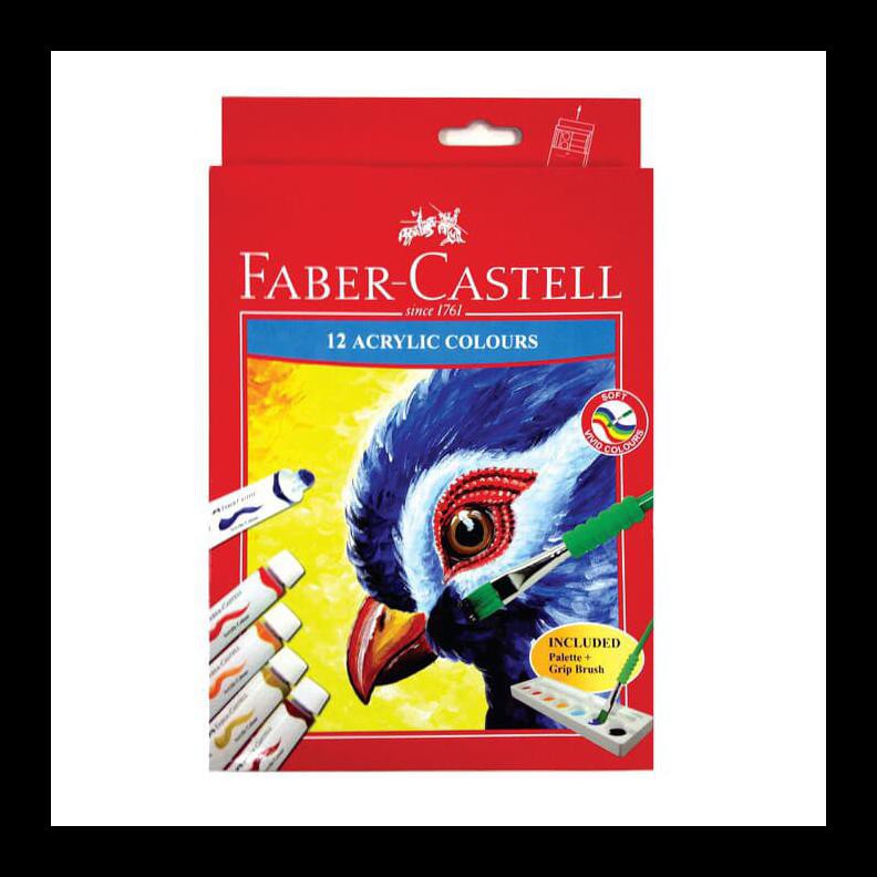 

PROMO CAT AIR AKRILIK FABER CASTELL 12 PERALATAN MELUKIS TERMURAH PING LENGKAP