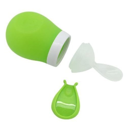 Munchkin Squeeze Spoon / Botol Sendok Silicone Bayi 4m+ (Tersedia varian warna)