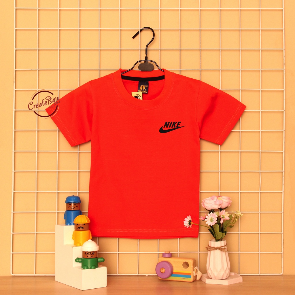 CUSTOM KAOS ANAK LAKI NIKE 1-7 TAHUN BAJU ATASAN ANAK LAKI FASHION TERMURAH BAHAN KATUN