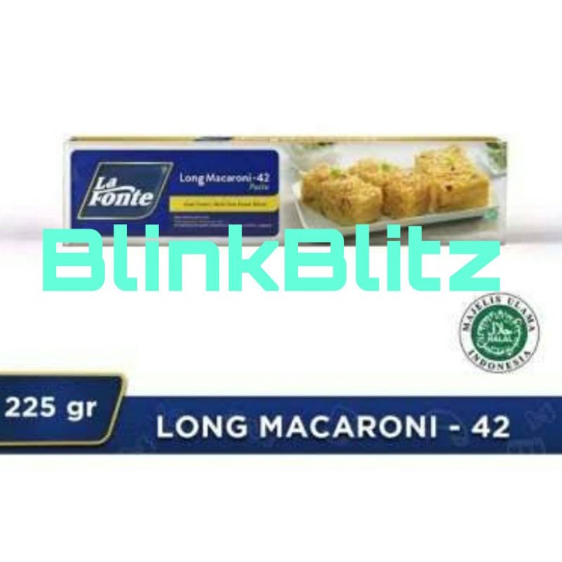 La Fonte Long Macaroni 42 Pasta 225 gr Schotel