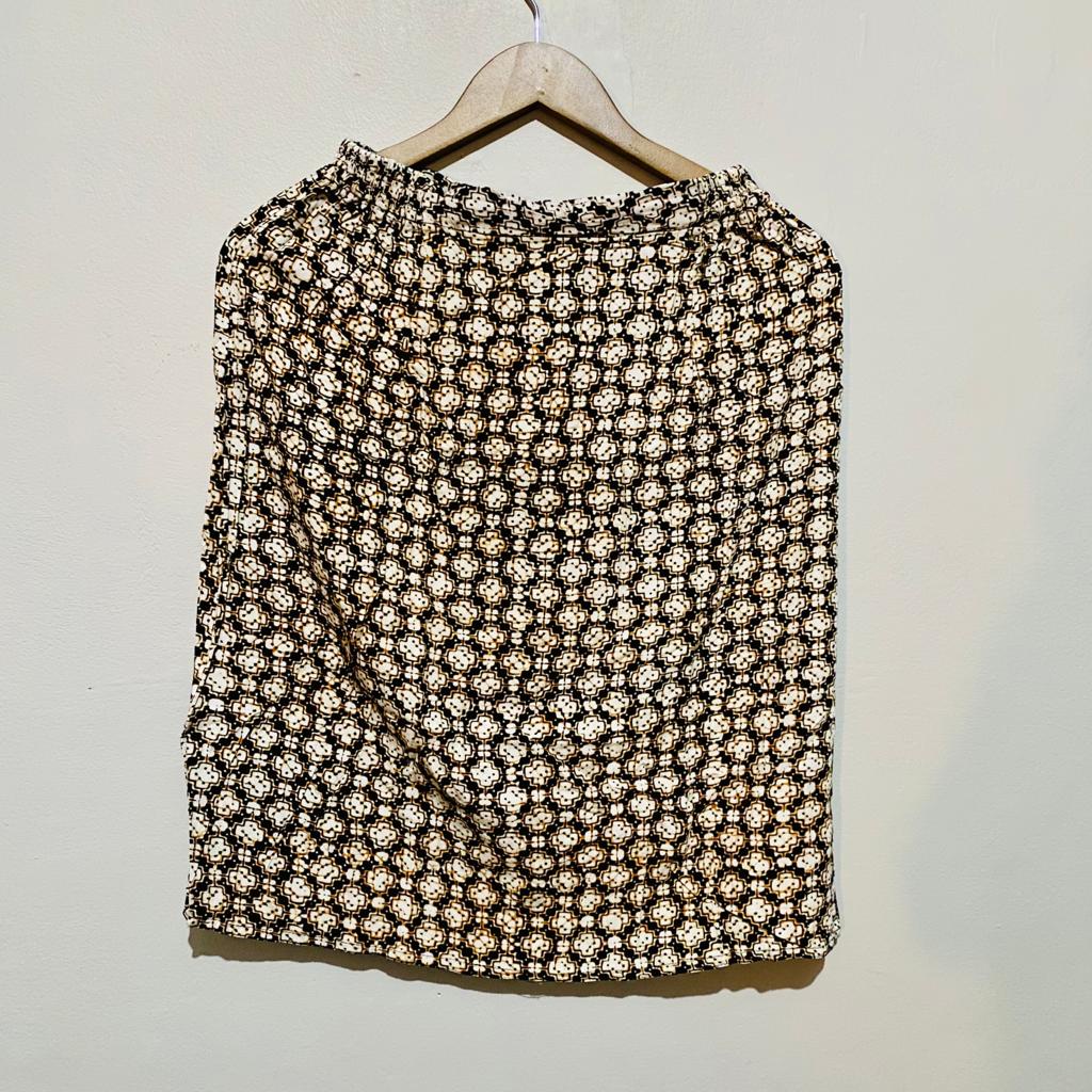cloaks. / rok batik rayon paris coklat / midi skirt / batik skirt / bawahan wanita / preloved