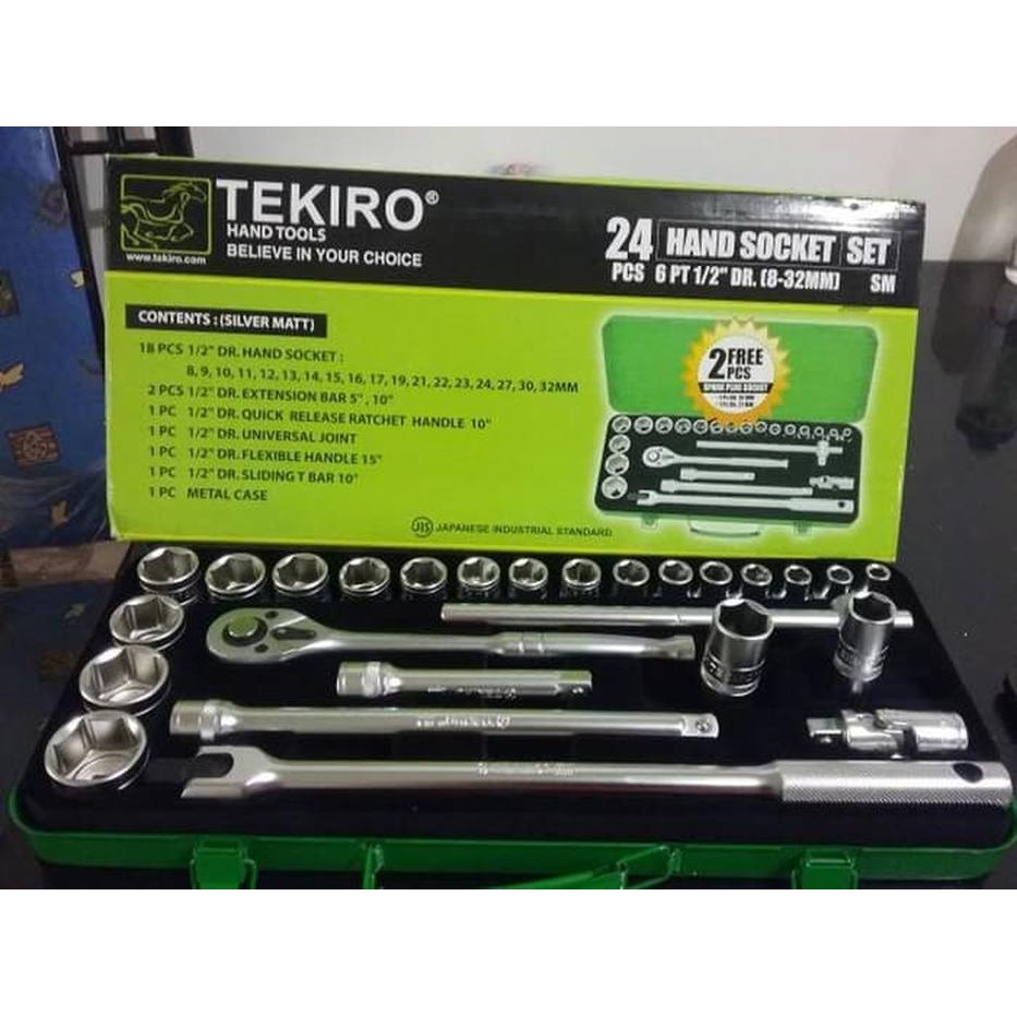 Kunci Sok Tekiro 1 Set 24 Pieces Hand Socket Set Tekiro last stok