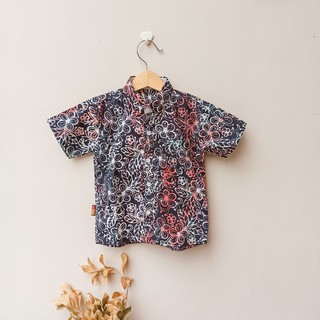  BATIK  HITAM Kemeja Batik  Anak Laki  Laki  Cowok Warna  Hitam 