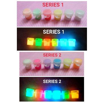 bahan craft cat glow in the dark paint ekonomis cat fosfor bubuk fosfor bubuk glow in the dark cat