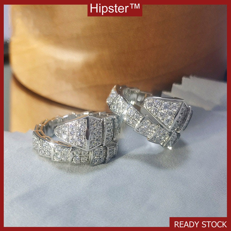 Cincin Model Terbuka Dapat Disesuaikan Untuk Wanita