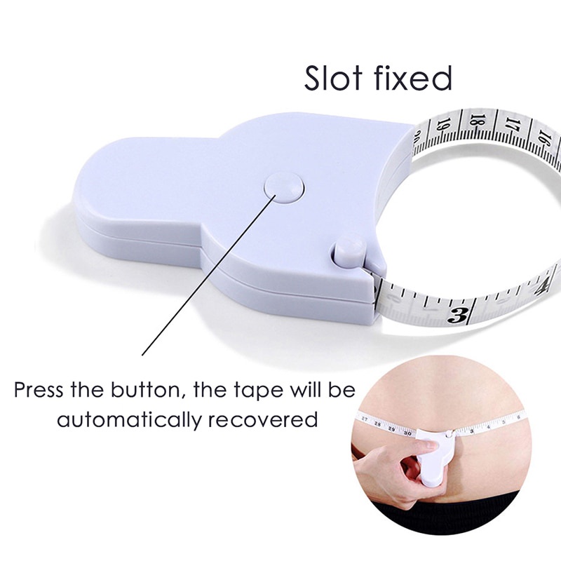 Meteran Badan Diameter perut Lengan Alat akurat dan mudah automatic telescopic presisi tinggi centi meter dan inci inch DIDIHOU Meteran Badan Telescopic Body Measurement 1.5 Meter Body Measuring Tape Automatic Telescopic Tape Measuring Ruler Film Body