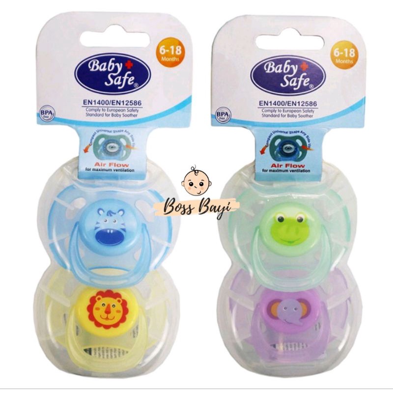 BABY SAFE - Air Flow Pacifier / Empeng Bayi  PC01S - PC02M - PC03S - PC04M