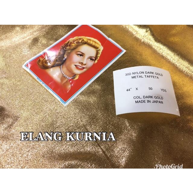 ☋ Kain Lame warna Emas / Gold ☺