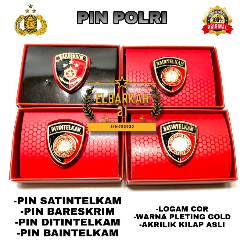 PIN POLRI / PIN SATINTELKAM / PIN BARESKRIM / PIN BAINTELKAM / PIN DITINTELKAM / PIN PREMIUM pin bareskrim #86