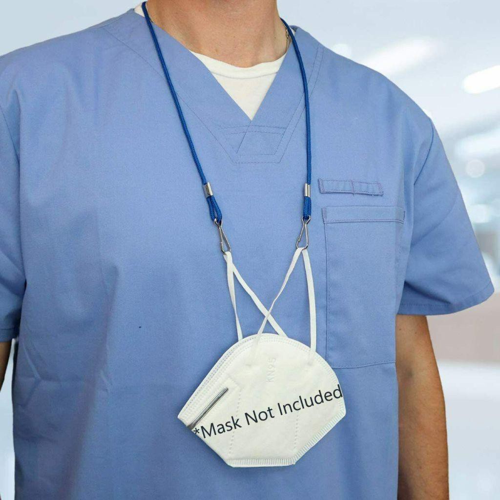 Tali masker penyangga leher gantungan mask samping handphone warna RANDOM lanyard nylon