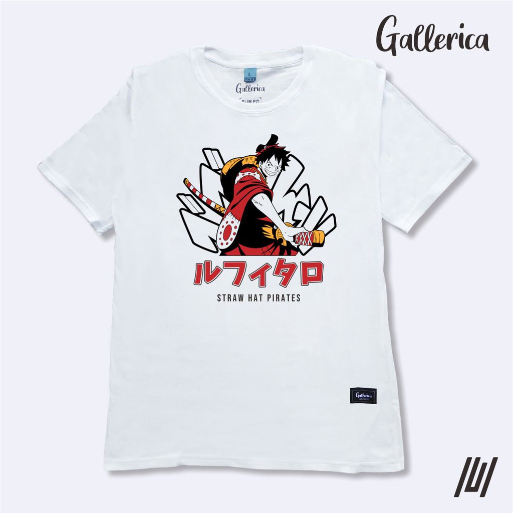KAOS ANIME LUFFY WANO ONEPIECE - GALLERICA KAOS DISTRO KAOS MURAH KAOS ANIME KAOS T SHIRT