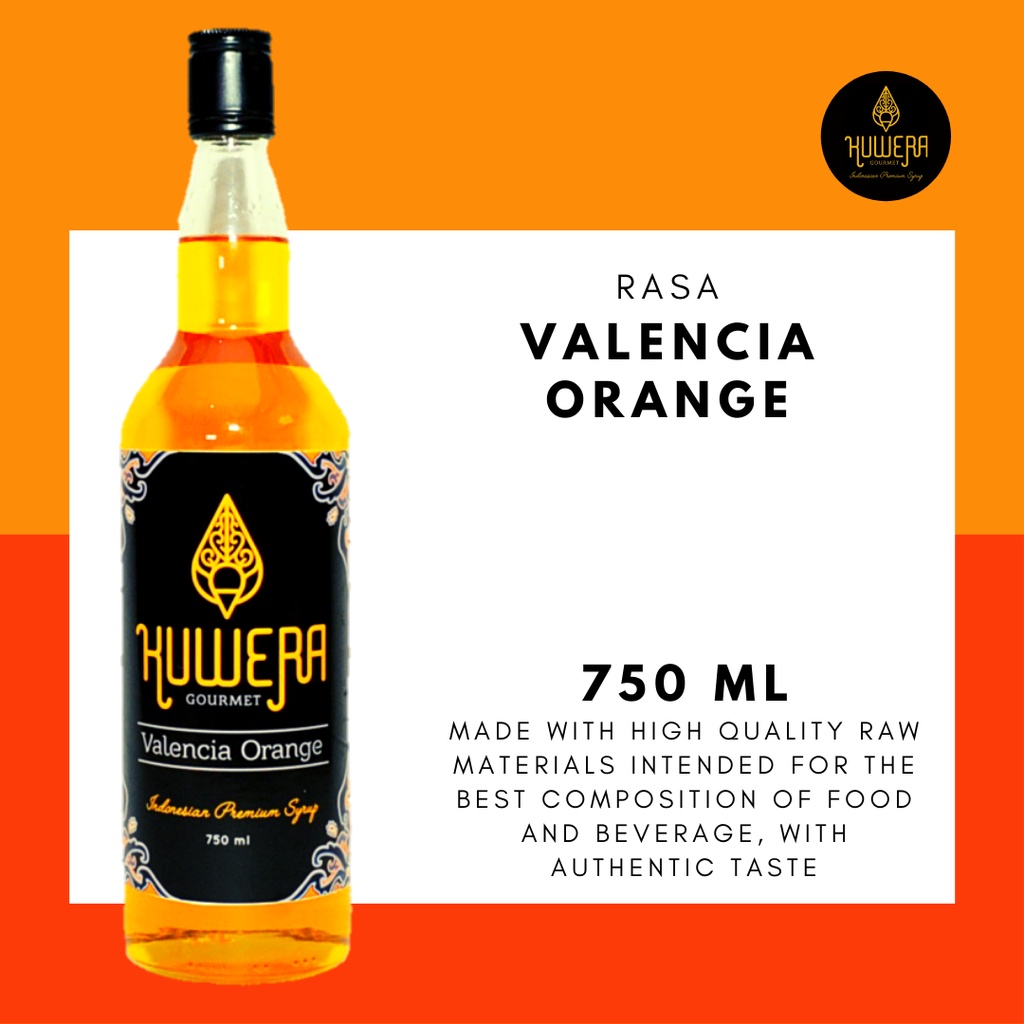 

Sirup Valencia Orange - Kuwera syrup 750ml Perasa Minuman