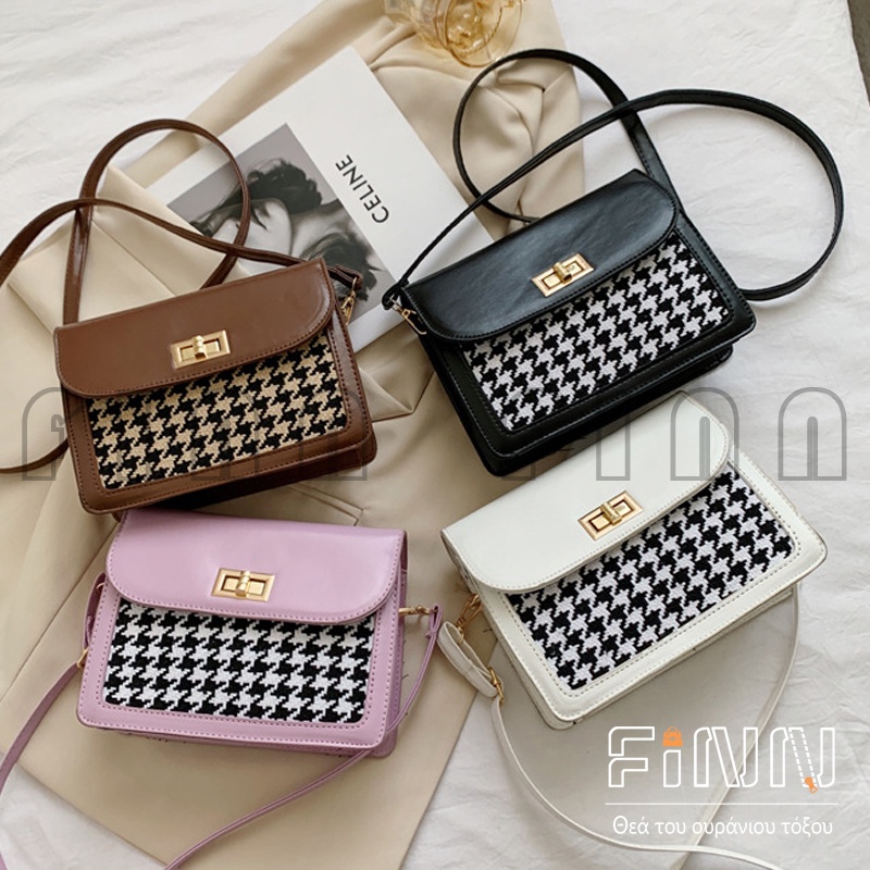 Tas Selempang Wanita Musim Panas Gaya Vintage Populer Motif Fashion Casual Import