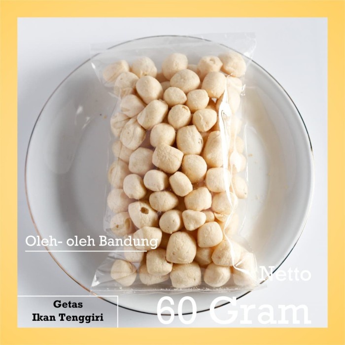 

Q0121Sa Kerupuk Getas Ikan Tenggiri Bangka Cemilan Enak Camilan Gurih Nikmat D5qs44