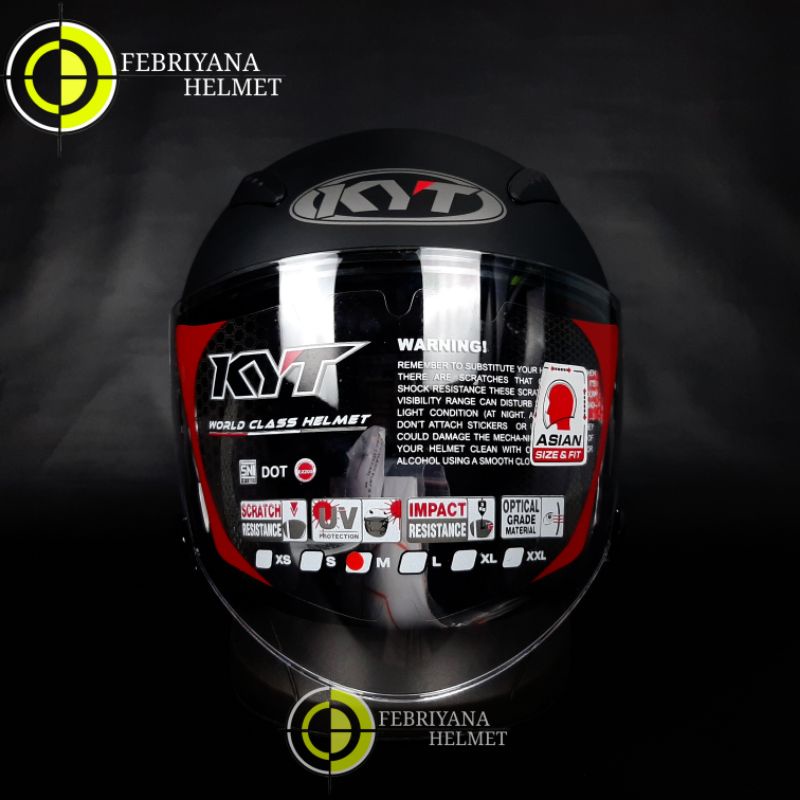 Kyt HELM Galaxy Slide Flat R Solid Black Doff Kyt Galaxy Flat R Solid