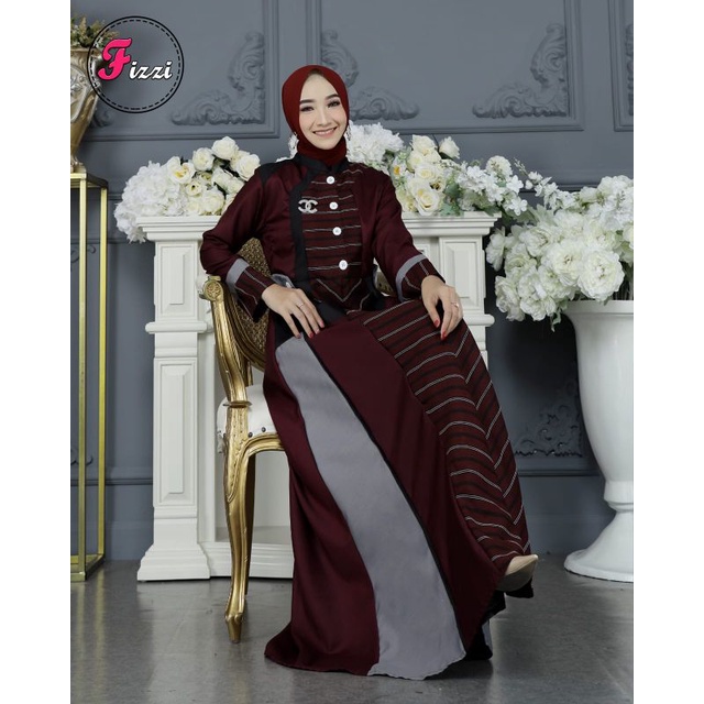Gamis mewah toyobo ori fizzi/gamis fizzi/gamis toyobo/gamis katun/gamis mewah/kombinasi/gamis/katun/