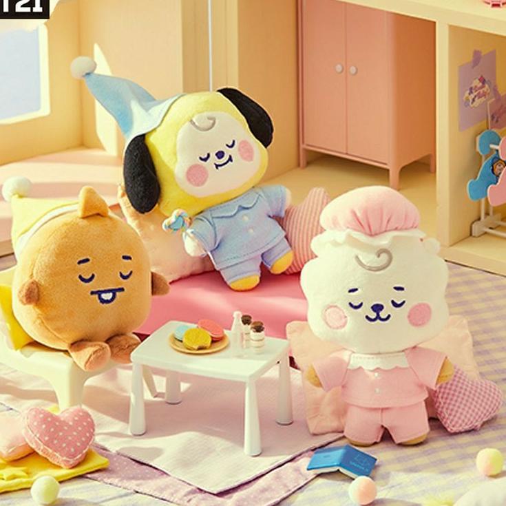 OFFICIAL BT21 Baby Bag Charm Pajama BT21 "PLU.19Au22ᴳ"