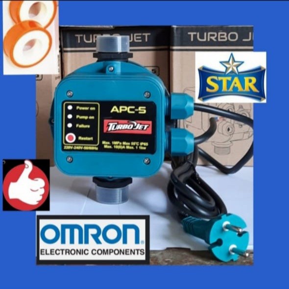 Otomatis Pompa Air "Radar"Booster York Shimizu Sanyo Wasser Pb 218 Cea Terlaris