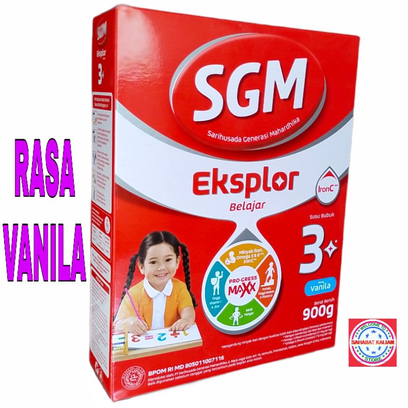 SGM EKSPLOR BELAJAR 3+ 900GRAM PER 1 BOX