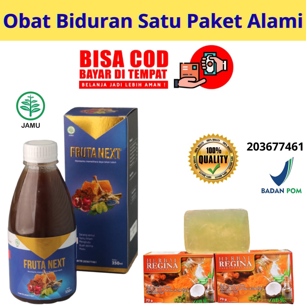 Obat Sepaket Biduran Frutanext & Regina Obat Gatal-Gatal Eksim Alergi Jamur Bintik Merah Fruta Next