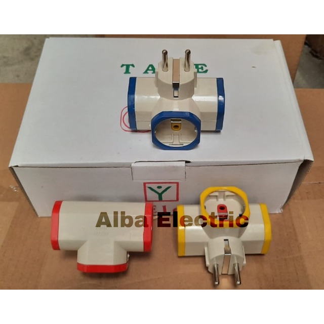 STEKER T-ARDE CABANG 3 YADI / COLOKAN T / COLOKAN CABANG 3