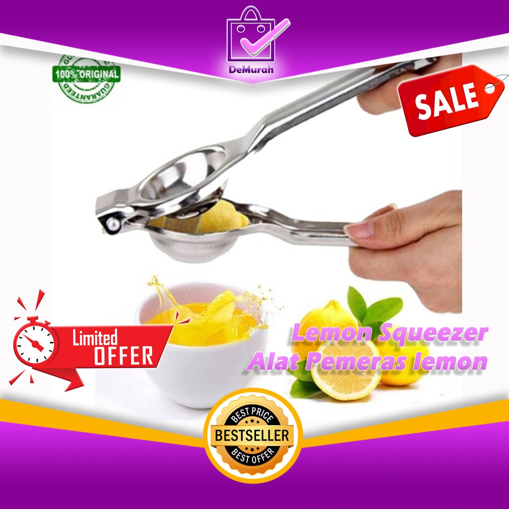 Lemon Squeezer / Alat Pemeras Lemon Jeruk Nipis Stainless Steel 0678