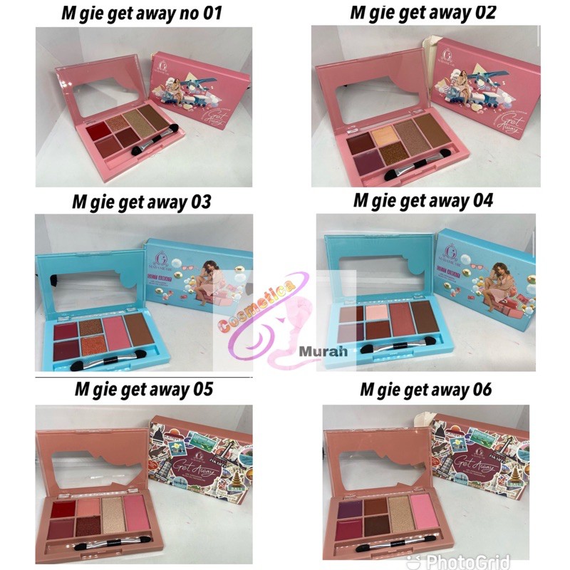 PALLETE EYESHADOW // madame get away /  getaway pallete eyeshadow