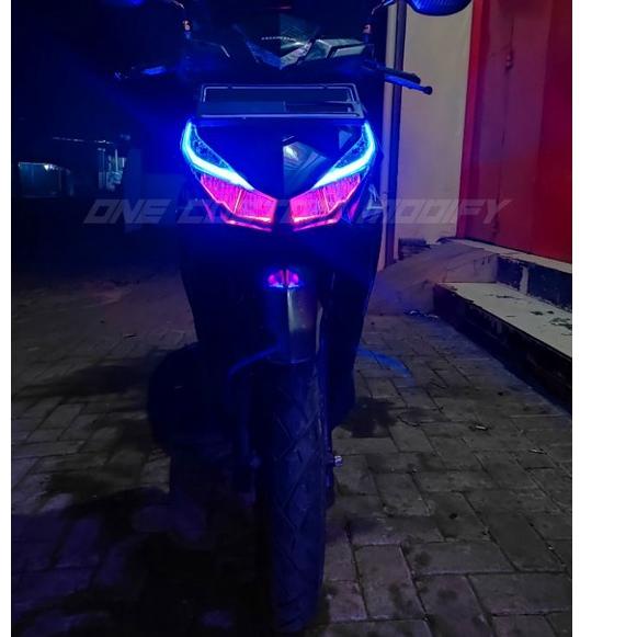 「NEW TREND」 LAMPU ALIS DRL LED BONUS DEVIL EYES VARIO LED 125 150 LAMPU SENJA VARIO LAMPU LIS VARIO