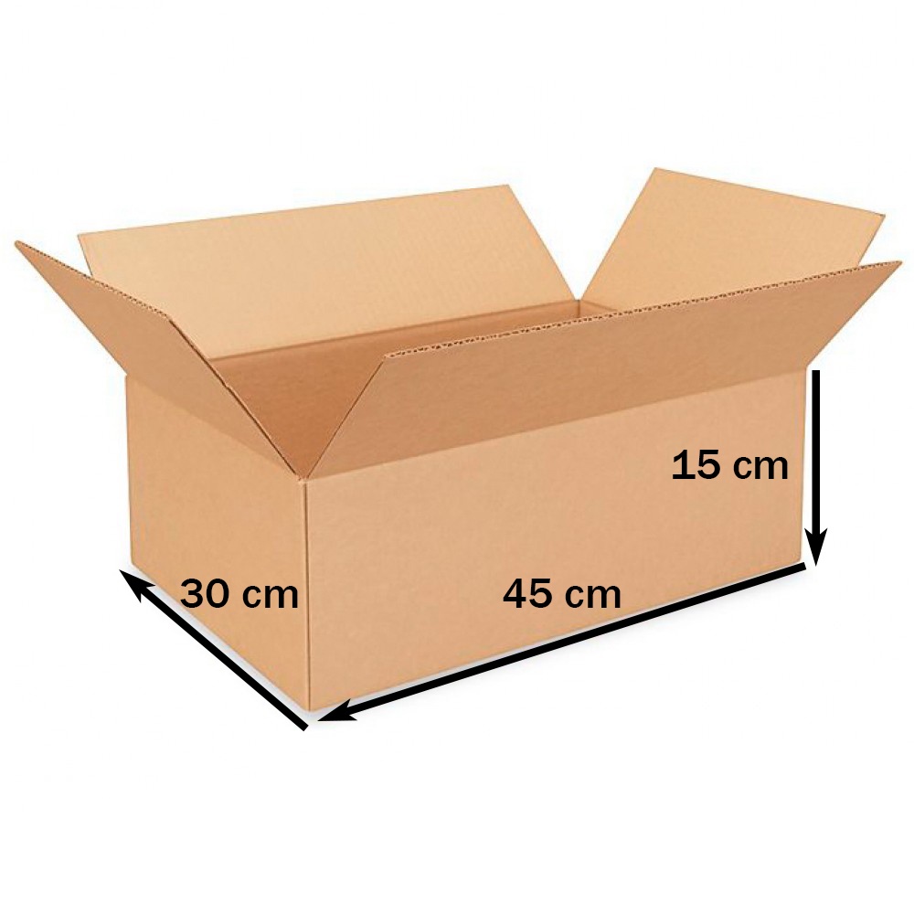 

Kardus Box - Polos - 45 cm x 30 cm x 15 cm - SWR