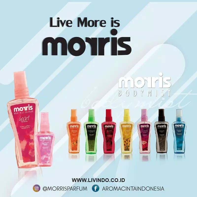 Morris Body Mist 100mL Tahan lama