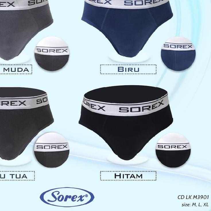 ► CELANA DALAM PRIA SOREX M 3901 CD SEMPAK SEGITIGA DEWASA , ANAK TANGGUNG ֍