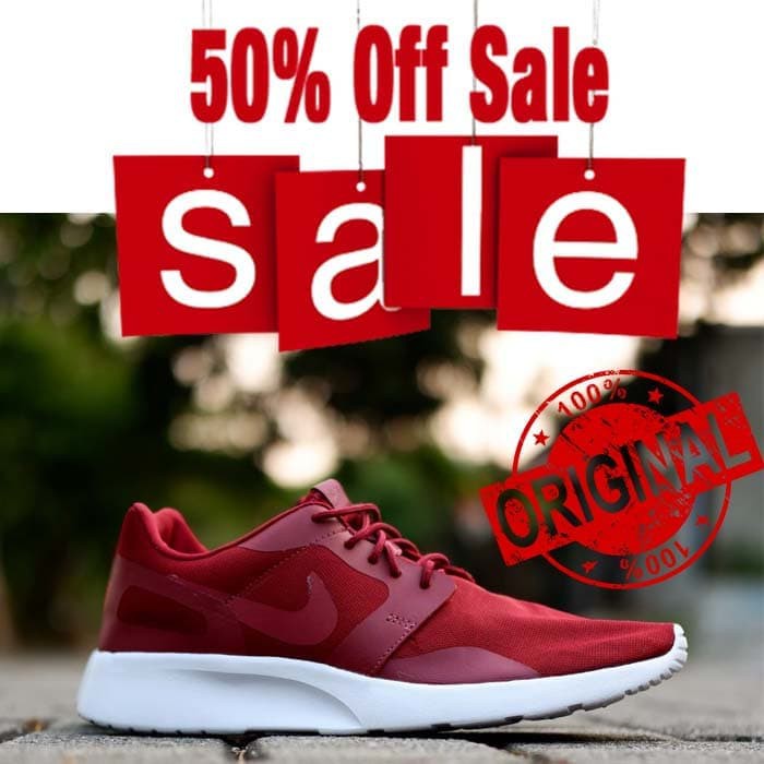 DISKON - SEPATU KETS CASUAL SNEAKER PRIA ORIGINAL NIKE KAISHI RUN