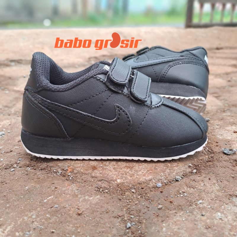 PROMO Sepatu Anak Nike Cortez Kids Black | Sneakers Anak Laki - Laki dan Perempuan, Kualitas Mewah, Harga Murah