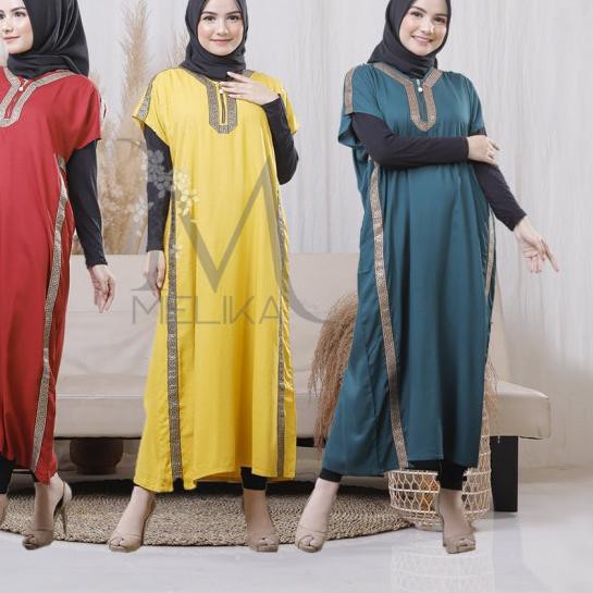 ➷ DASTER DEWASA FENDY (LONG DAST DASTER PANJANG ARAB TERBARU BROKAT | DASTER RENDA | DASTER PAN U1D0