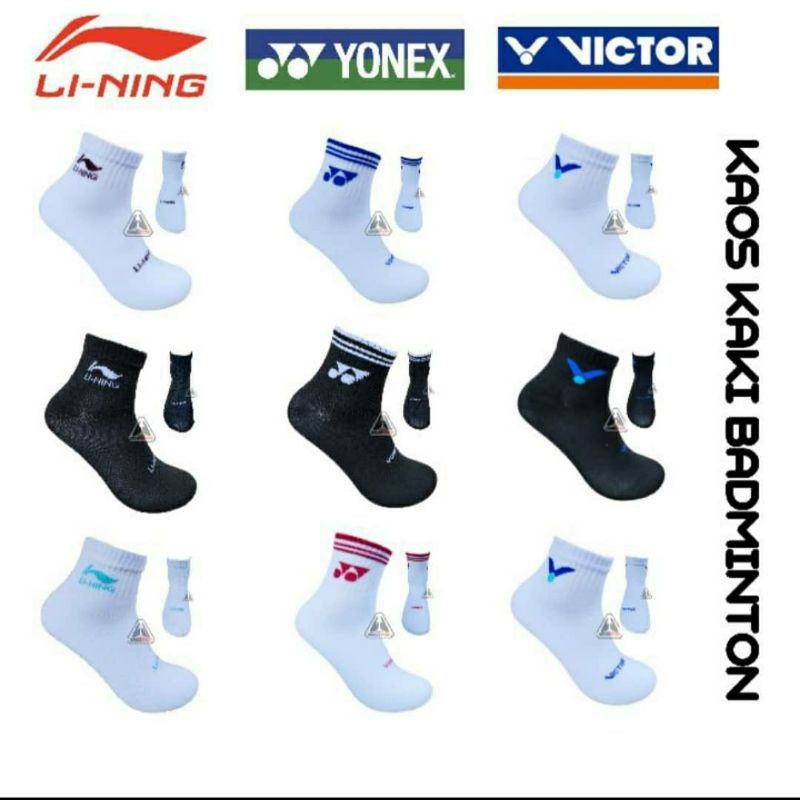 KAOS KAKI BADMINTON YONEX KAOS KAKI BULUTANGKIS KAOS KAKI BADMINTON ( MOTIF)