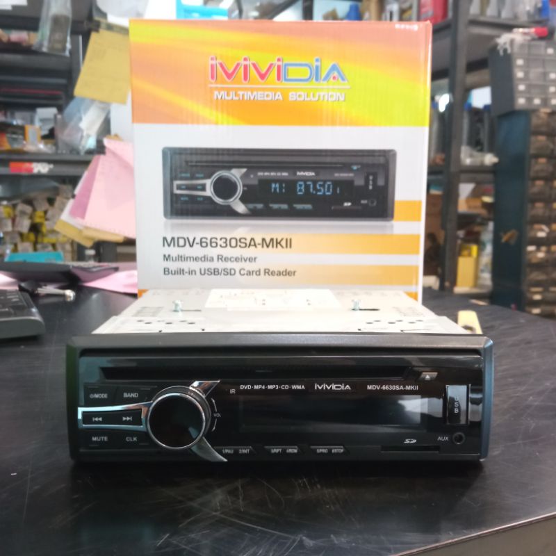 Single Dyn Mvidia MDV-6630SA-MKII Tape Mobil Single Dyn CD