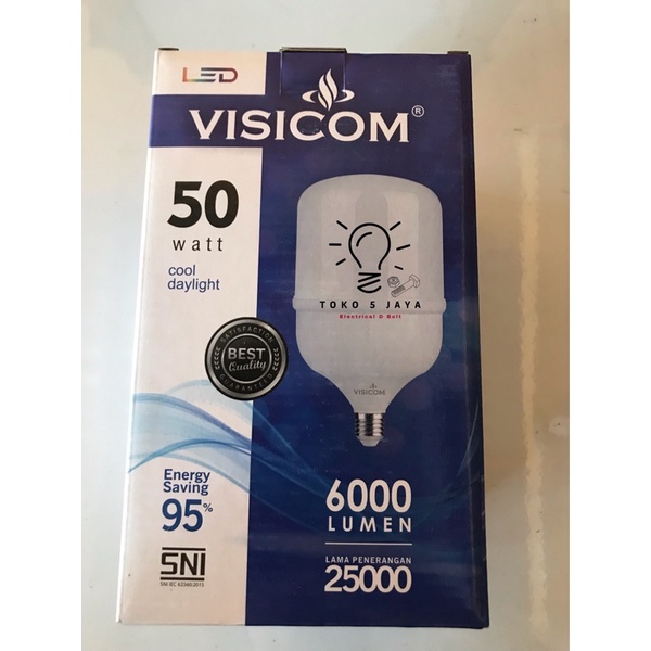 lampu visicom 50 watt / GARANSI 1 TAHUN / lampu 50 watt super jumbo / visicom 50watt / original 100%