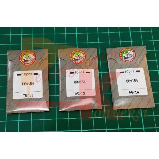 Jarum Mesin Obras Wolsum Rolsom Neci Industri Organ Needles Uo X 154 Shopee Indonesia