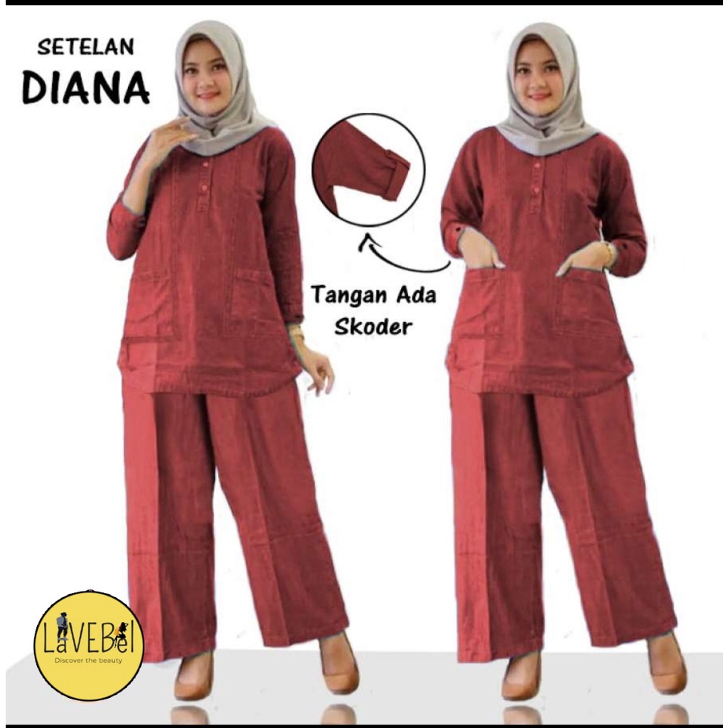 LVB Setelan Muslimah DIANA B(GRATIS ONGKIR &amp; COD)/uk. L - XL - XXL - 3XL/NEW 2021/Terbaru,Terlaris dan Termurah/Set Supernova/Dian/MUSLIM/Baju Jumbo Wanita/Set Muslimah Wanita/Baju Big Size Wanita/Set Jumbo Wanita/11864 11864 11872/ LAVEBEL