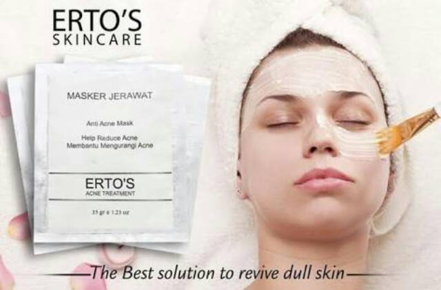 ERTOS MASKER JERAWAT - ERTO'S ACNE TREATMENT - ANTI ACNE MASK