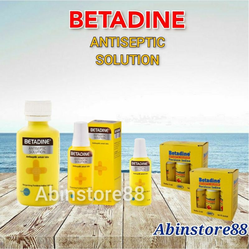 Betadine Antiseptic 5ml | 15ml | 30ml | 60ml